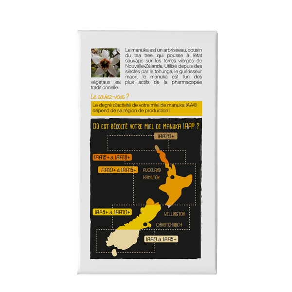 Comptoirs & Compagnies -- Miel de manuka iaa18+ (mgo 696) (origine  Nouvelle zélande) - 250 g