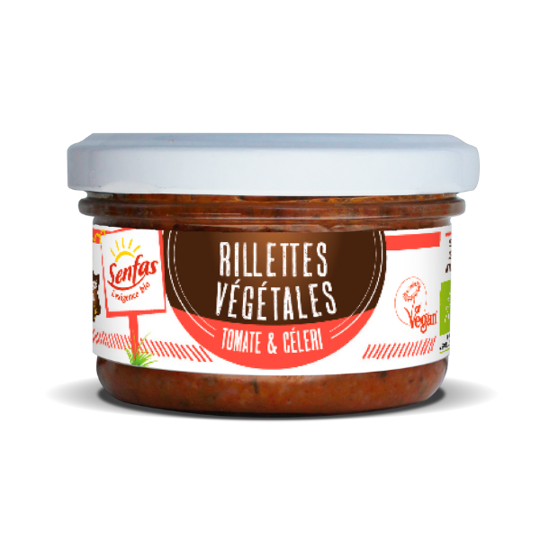 Rillettes végétales tomate & céleri bio - 1