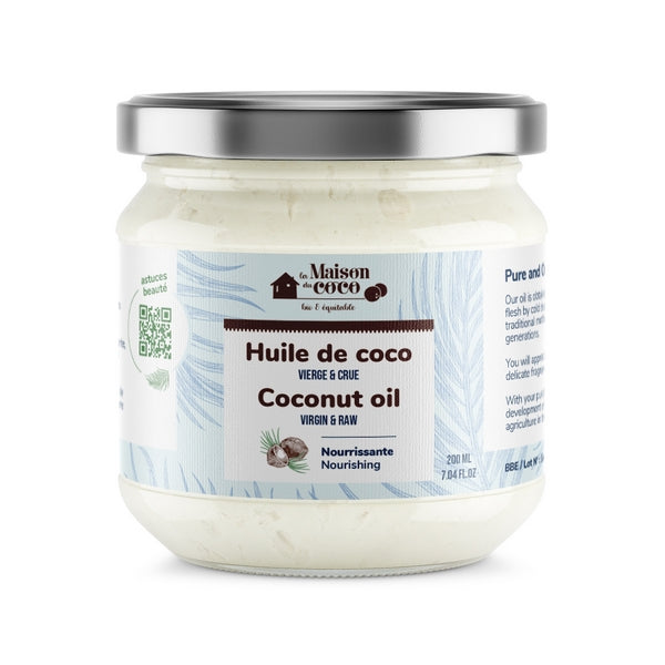 La Maison Du Coco -- Huile de coco crue cosmétique (cosmos équitable) (origines Philippines)